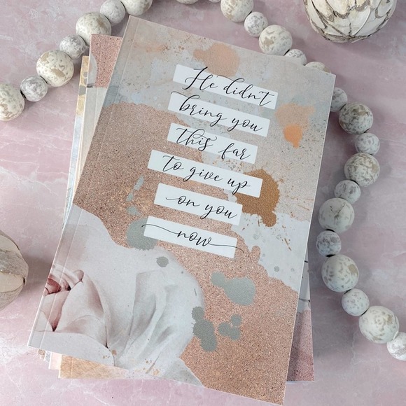 HE DIDN’T BRING YOU THIS FAR TO GIVE UP ON YOU NOW Christian notebook home decor - Picture 4 of 6
